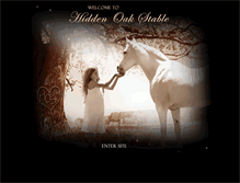Tablet Screenshot of hiddenoakstable.net